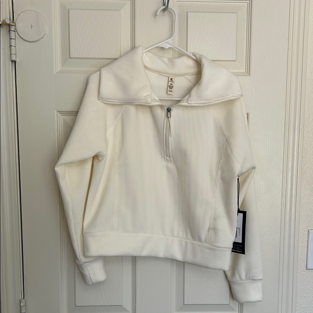 Kyodan White Cowl Neck Sweater
